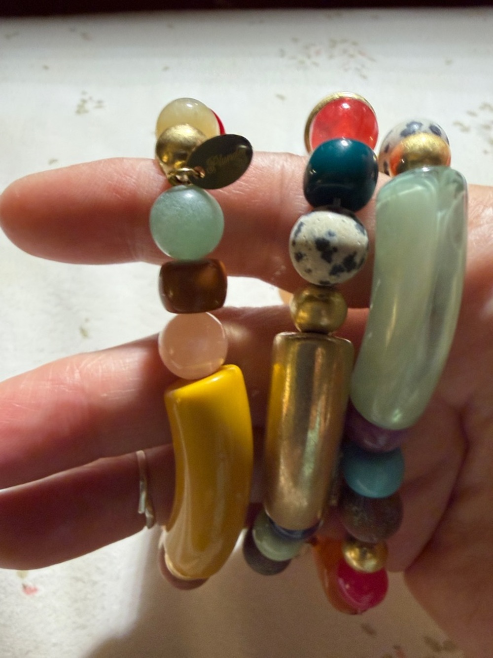 Plunder Multicolor Chunky Beaded Bracelet Set - Picture 5 of 5